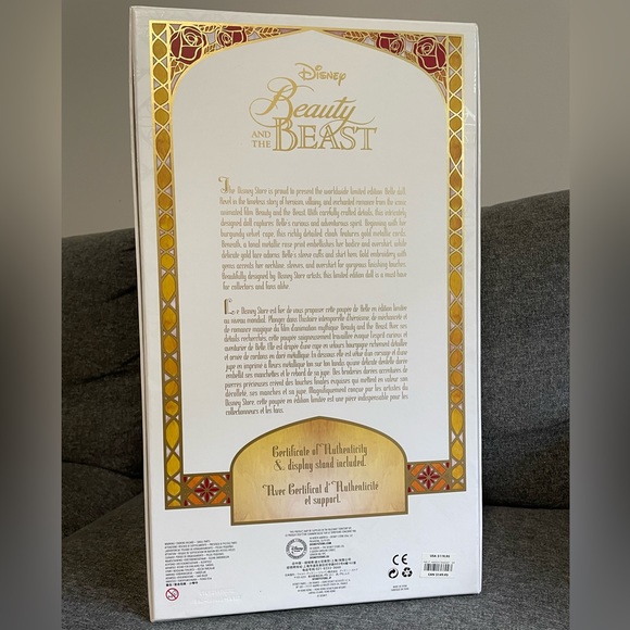 Beauty and the Beast Belle doll - Disney limited edition1 of 5000 17” - Picture 2 of 6